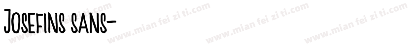 Josefins sans字体转换